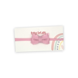 Bow Headband - Light Pink